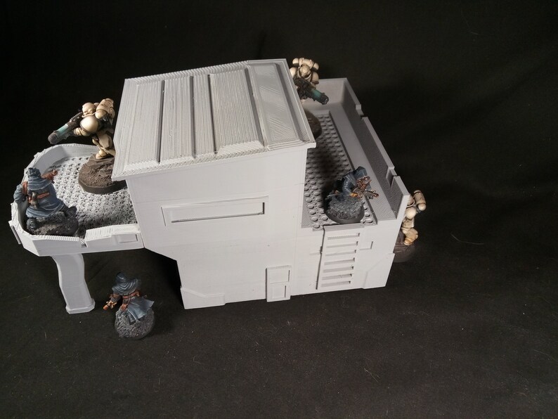 3D Printable Tabletop Terrain: Building Flat Scenery .STL - Etsy