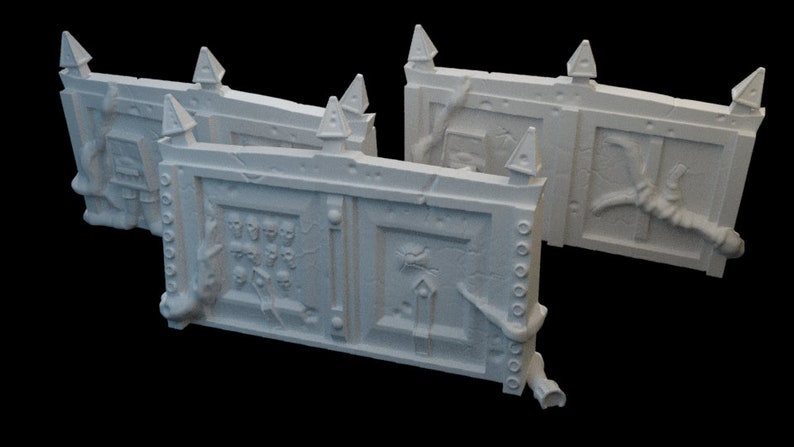 3D Printable Tabletop Terrain: Nurgle Walls Scenery .STL - Etsy
