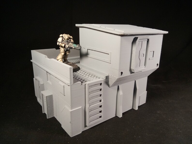 3D Printable Tabletop Terrain: Building Flat Scenery .STL | Etsy