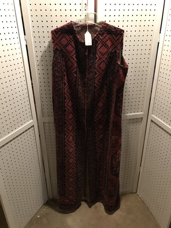 Antique Oriental, Heavy, Long Vest