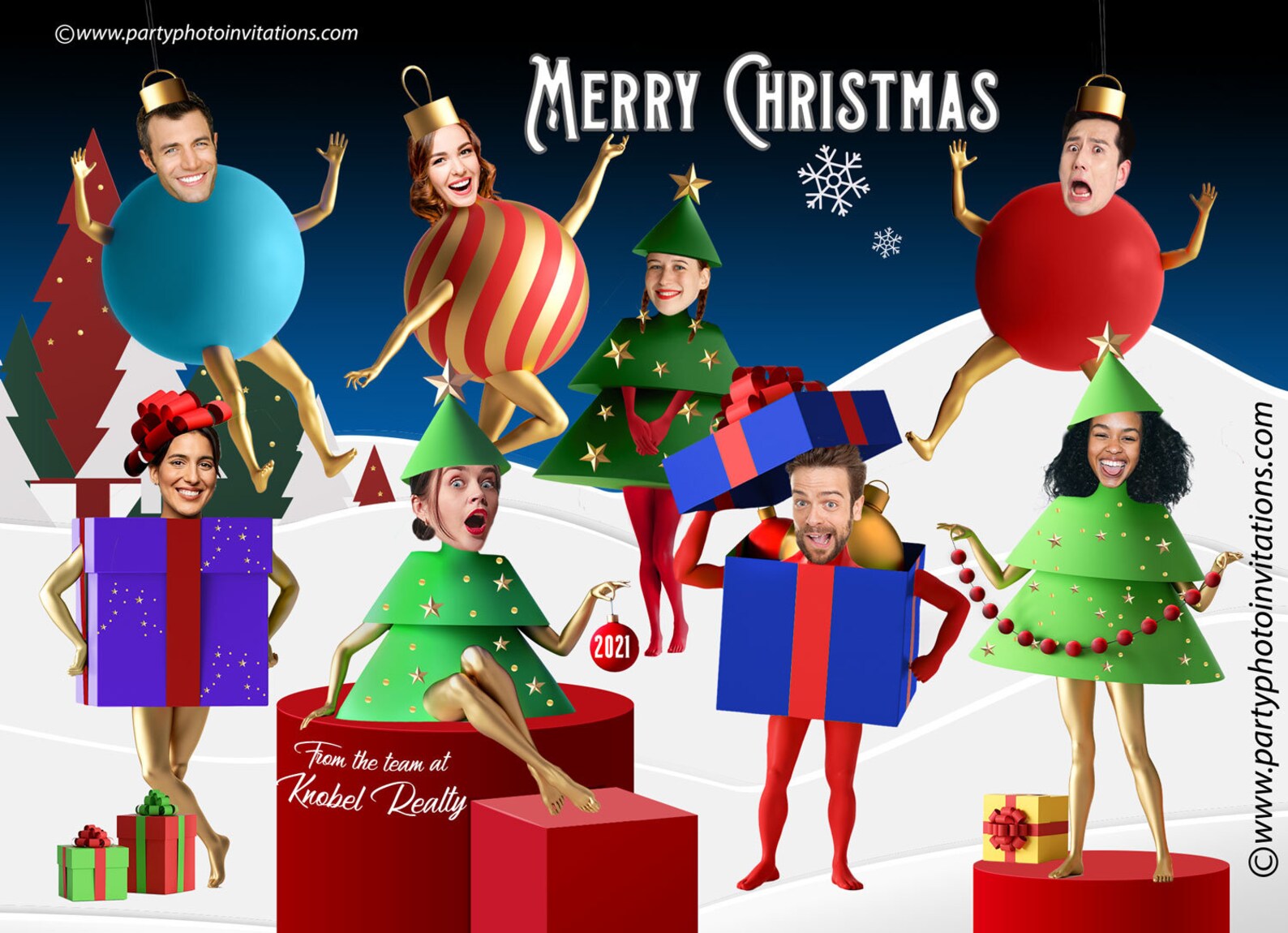 Funny Company Christmas Cards 