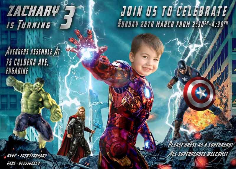 Iron Man Birthday Invitation Ironman Invite Parodie Etsy