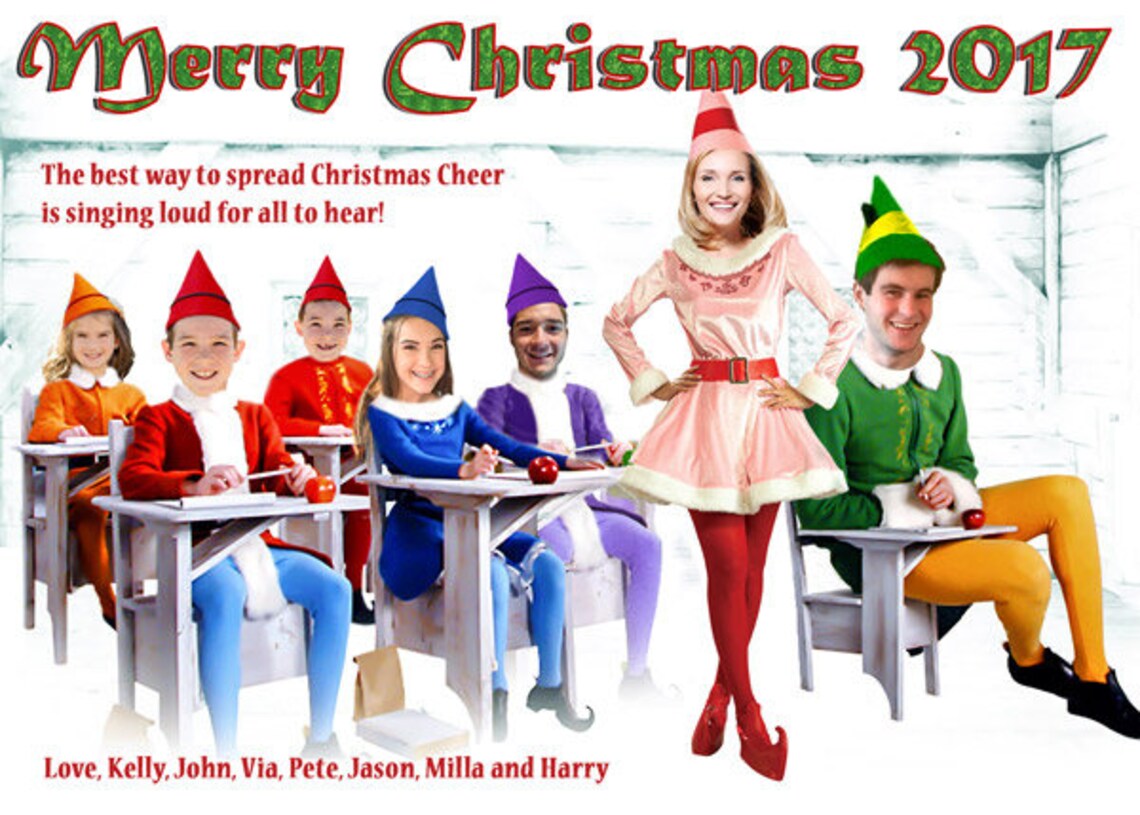 Christmas Elf Video Card 