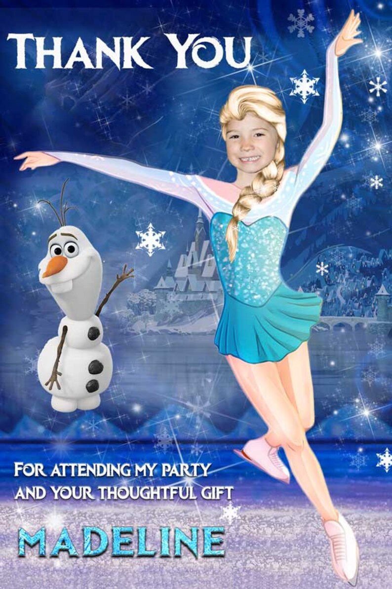 ice-skating invitation, girls ice-skating party, ice-skating,Your girl ice-Skating,Girl party image 2