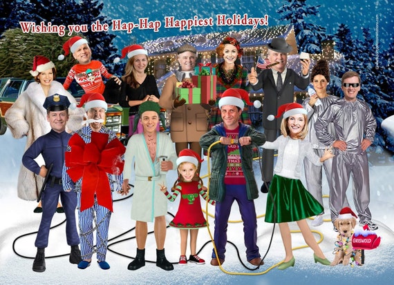 Funny Christmas Family Holiday Card • Christmas Holidays Card • Funny Christmas Card •Family Portrait Christmas card Il_570xn
