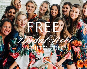 set of 8 bridesmaid robes