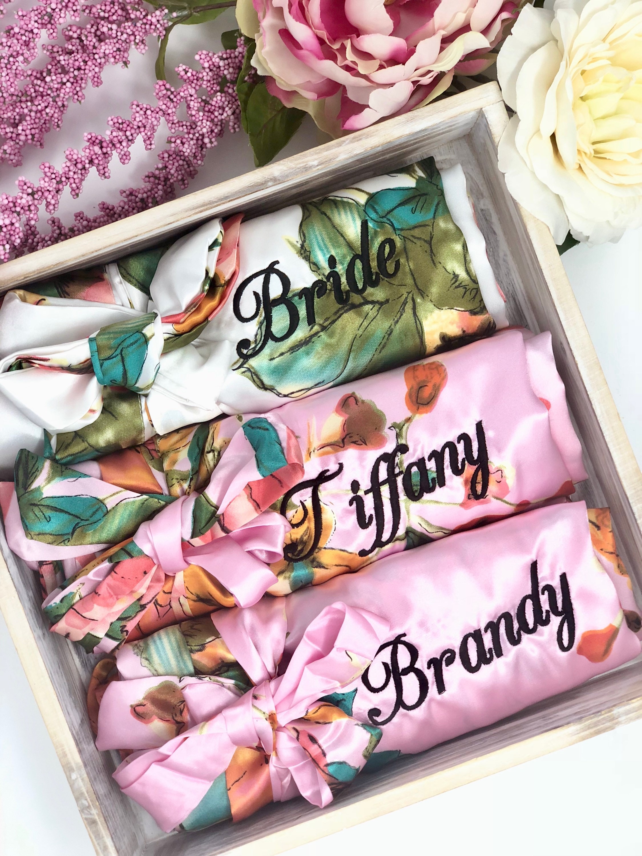 Bridesmaid Robes Bridal Gift Bride Robe Getting Ready | Etsy