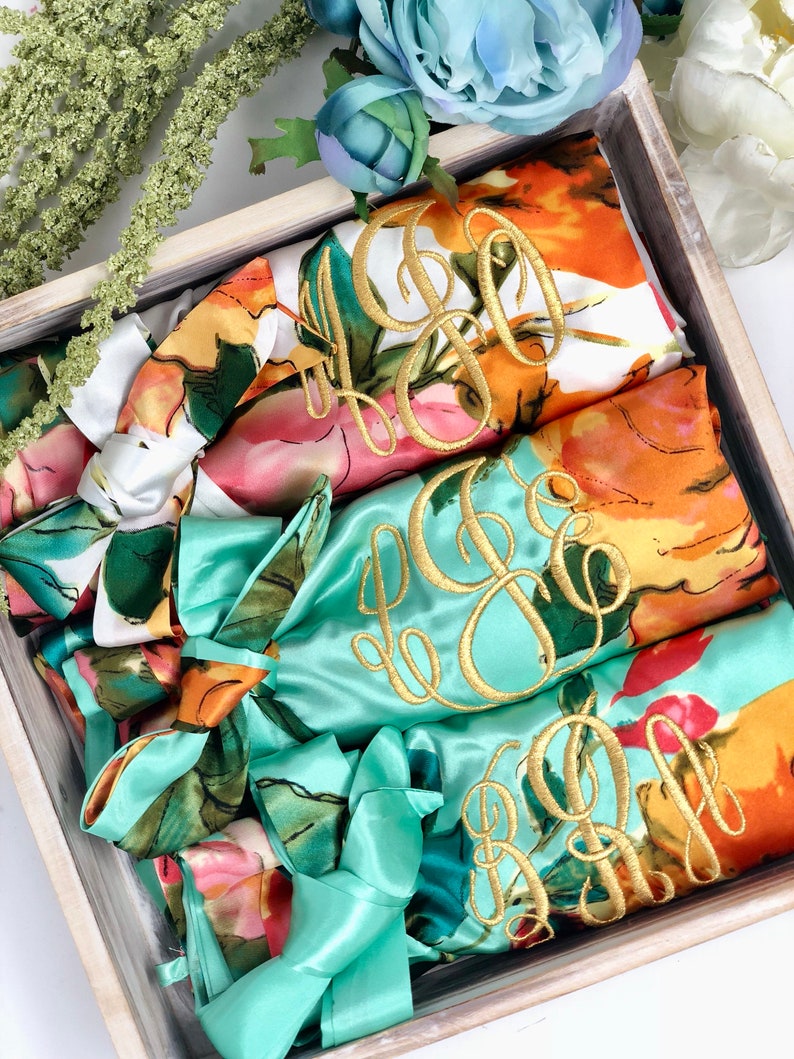 Bridesmaid Robes Bridal Gift Bride Robe Getting Ready | Etsy