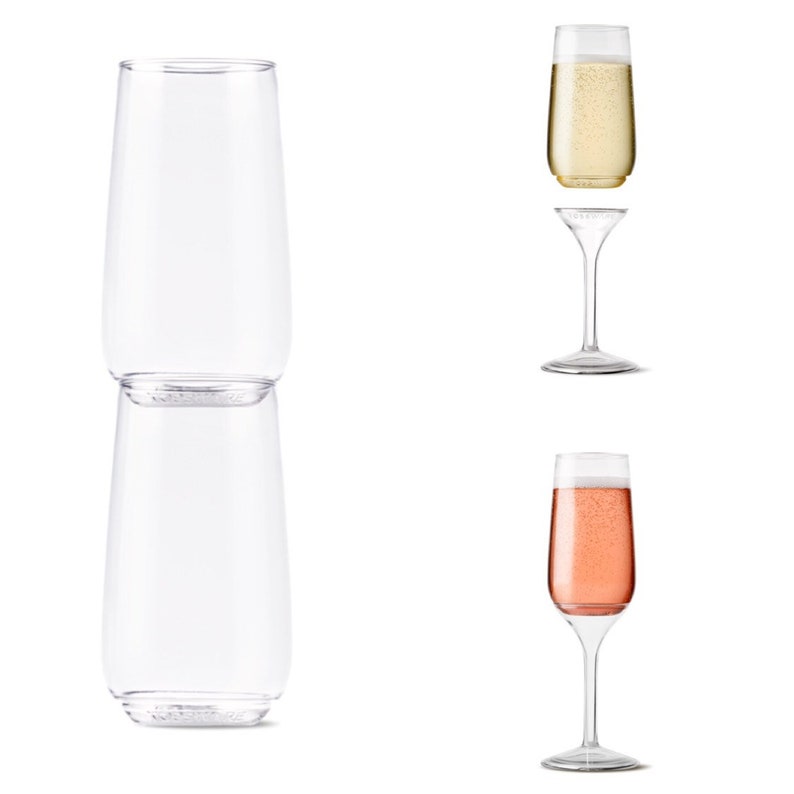 Personalized PLASTIC Champagne Flutes Bridal Shower Glasses Etsy