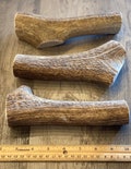 3 Pack Jumbo Elk Premium Antler Dog Chews **Oregon Antler Works**