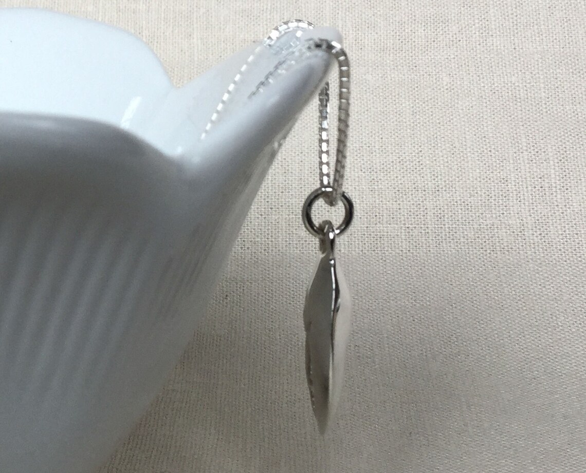 Sterling Silver Lobster Claw Necklace Etsy