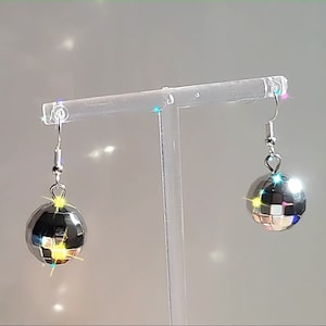 Disco Ball Dangle Earrings