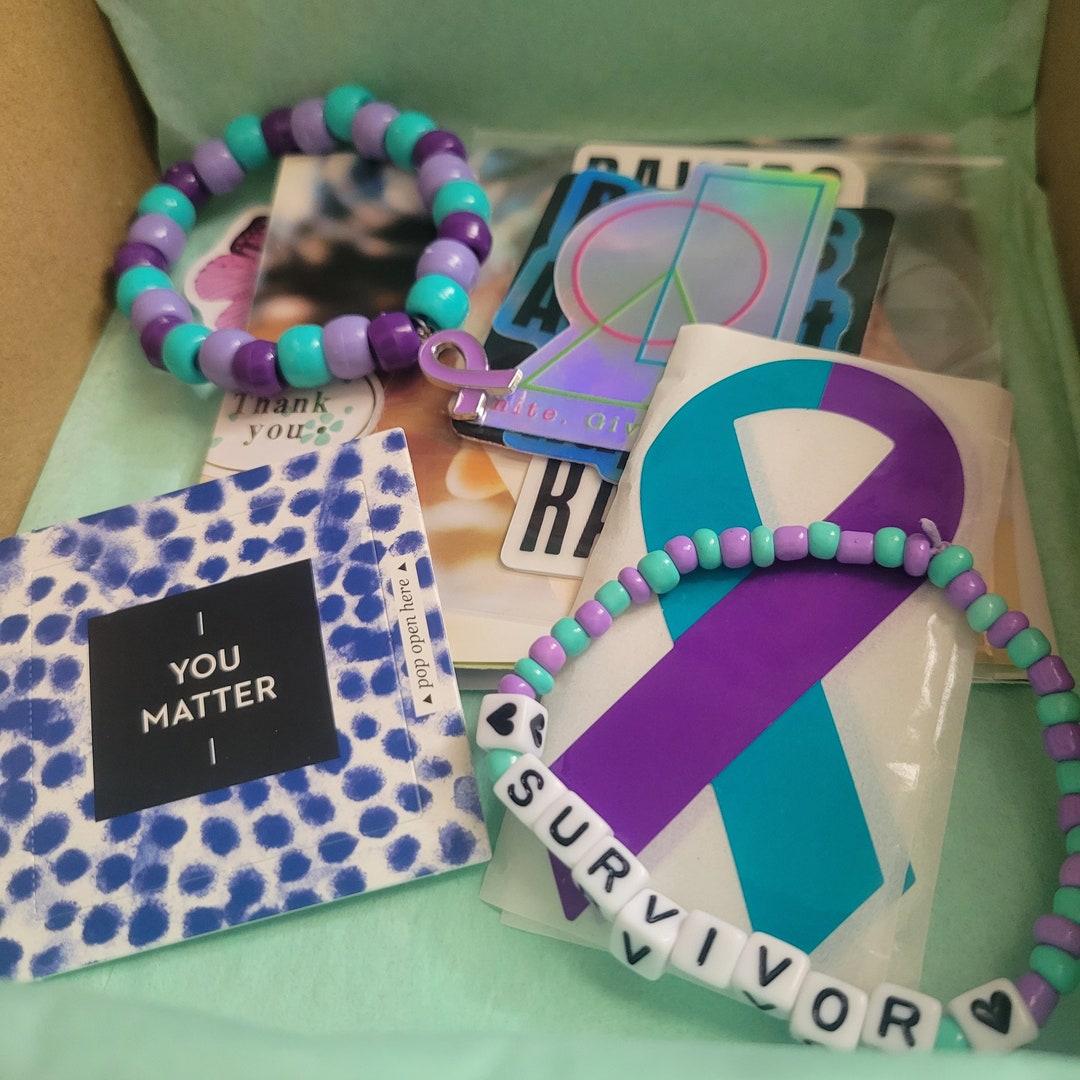 Awareness Jewelry and Sticker Packs Sexual Assault Awareness Month ...