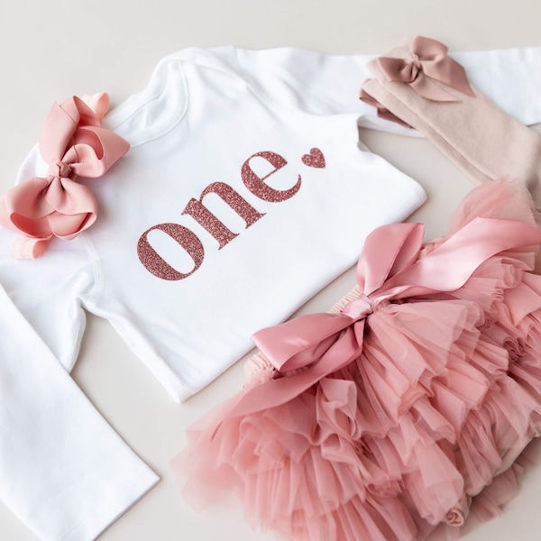 Girls first birthday outfit, Baby girls 1st birthday, Cake smash outfit, 1st birthday party, Dusky pink