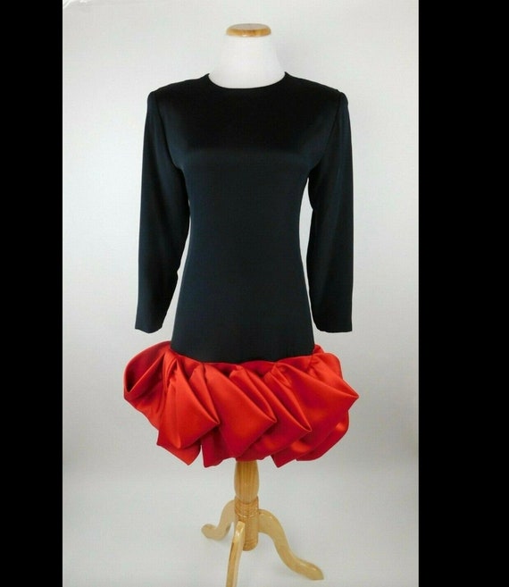 Jarin by Ruben Panis 6 Rare Vintage Black Red Ove… - image 1