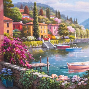 Italian Landscape jigsaw puzzle in Piece of Art puzzles on