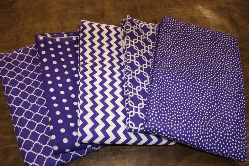 Purple Solid Cotton Fabric Quilting Sewing Crafts Low Price Etsy