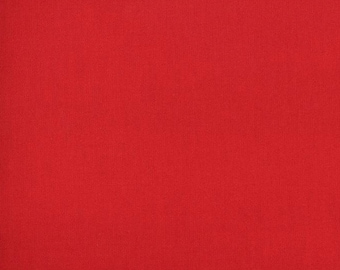 Tela de algodón 100% color rojo amapola, para acolchado, costura, manualidades, ropa, tienda de telas, precio bajo, envío gratis
