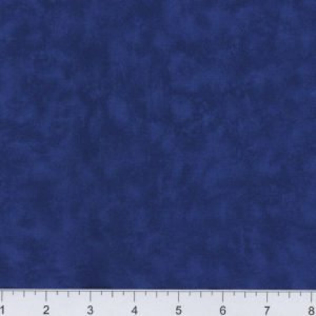 Royal Blue Marbled Cotton Fabric Quilting Sewing Crafts Low Price