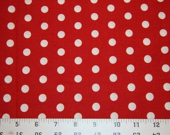 1/2 "Rot Polka dot Baumwoll-Stoff schiffe schnell Polka dot Baumwoll-Stoff für Quilten Handwerk Kleidung Fabric Store Versandkostenfrei erhältlich