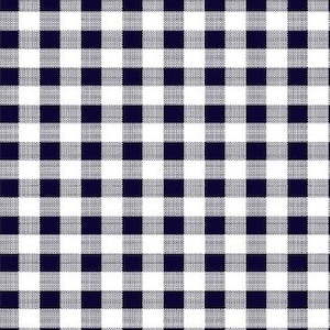 Puede incluir: Un patrón de cuadros vichy blanco y negro. El patrón está formado por cuadrados pequeños.