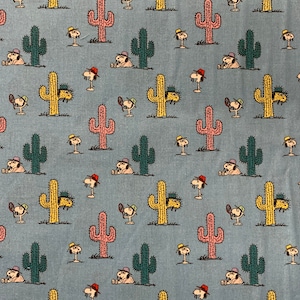 Snoopy with cactus Cotton Quilting Fabric Store Peanuts Snoopy low price cotton fabric free shipping available Cotton fabric SHIPS FAST