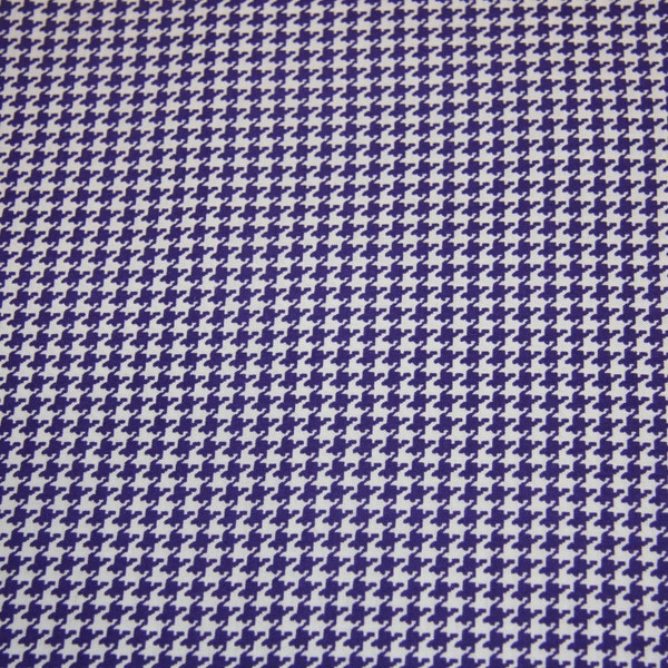 Tissu de coton pied-de-poule heureux violet EXPÉDIÉ RAPIDEMENT livraison gratuite disponible Quilting couture artisanat Coton pied-de-poule bordeaux