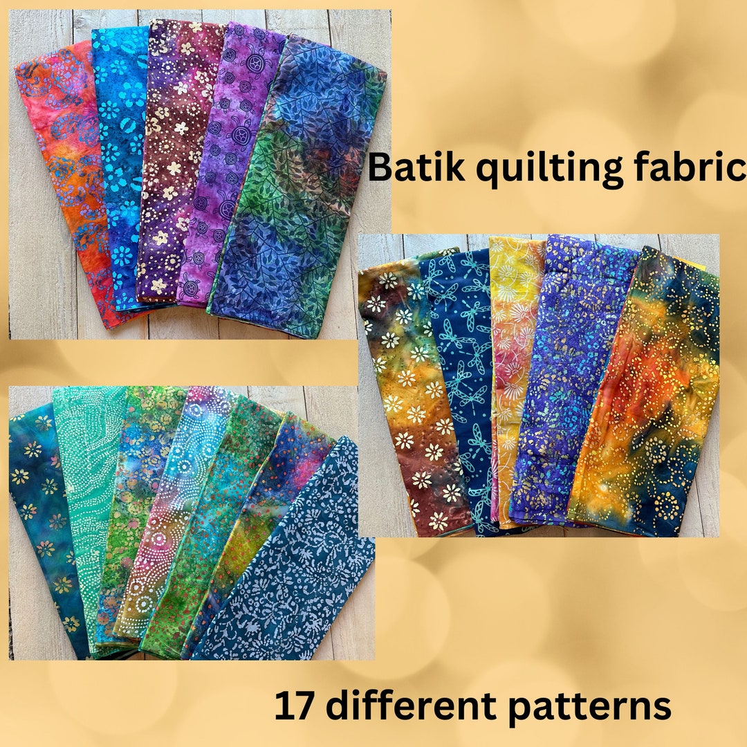Batik Cotton, Batik Quilting Fabric, Crafting Fabrics, Quilting Fabric