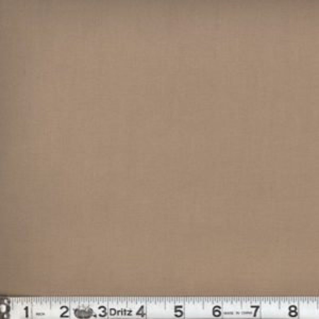 Khaki Solid Cotton Fabric Fabric Store Low Price Cotton Fabric Free