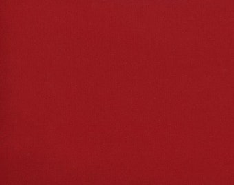 Tela de algodón lisa color rojo burdeos 100% algodón. Tela para acolchado, costura, manualidades y confección. Tienda de telas a bajo precio y envío gratis.