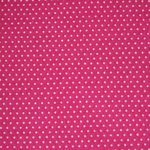 Pin Dots Hot Pink Polka Dot Cotton Fabric Quilting sewing crafts low price cotton fabric free shipping available  SHIPS FAST
