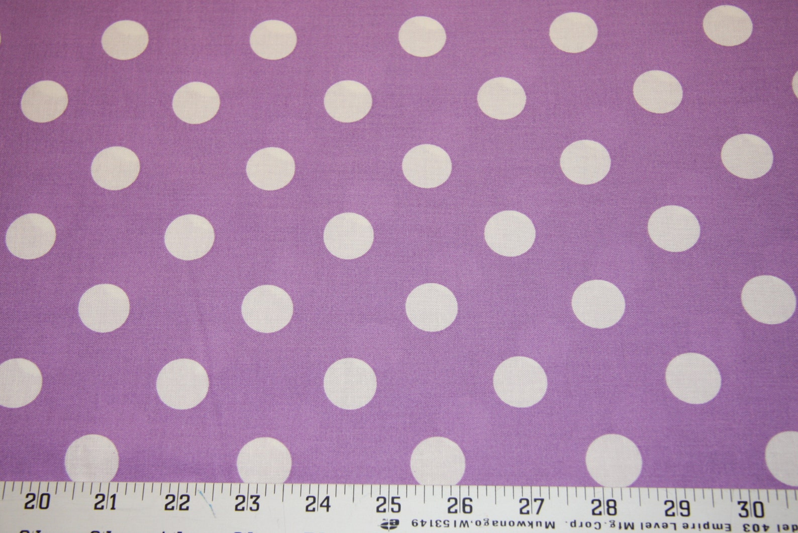 3/4 Lilac Polka Dot Cotton Fabric Store Low Price Cotton Etsy