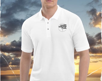 Christian Polo Shirt - Embroidered Black FromHIM (front)