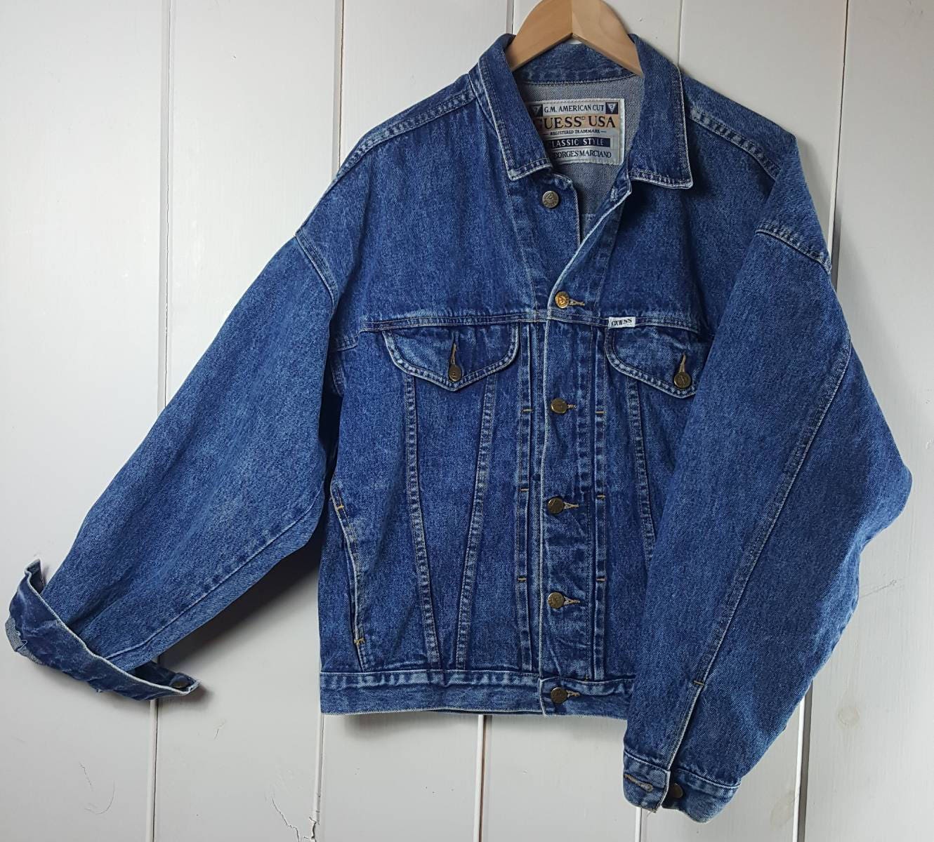 GUESS USA Denim Jean Jacket Georges 
