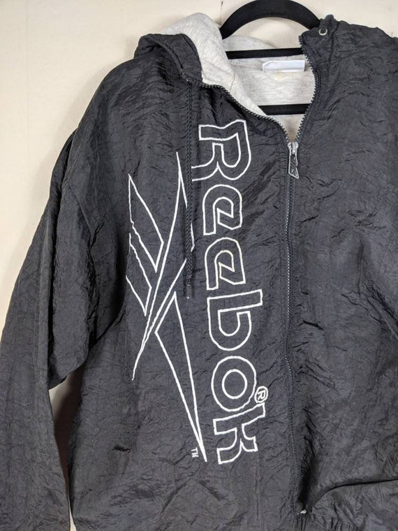 Rain Jacket Black Hoodie Medium Large 