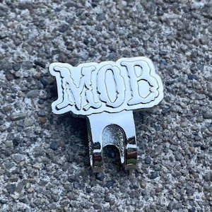 MOB Clip/Blip (silver) for (hats, hat brim, bags, vest, jackets, beanies, lanyards, etc.)