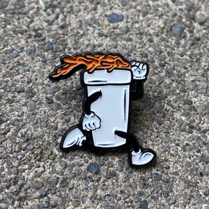 Orange Juice - Orange Soda Soft Enamel Pin for (hats, bags, vest, jackets, beanies, lanyards, etc.)