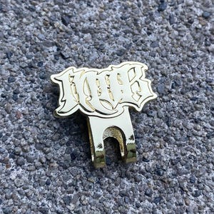 MOB Clip/Blip (gold) for (hats, hat brim, bags, vest, jackets, beanies, lanyards, etc.)