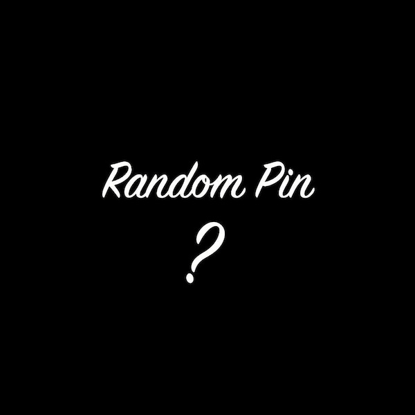 Random Enamel Pin Special - Test Your Luck! - for (hats, bags, vest, jackets, beanies, lanyards, etc.)