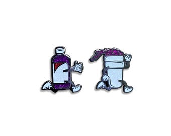 Doublecup Hard Enamel Pin Set, 1 Inch