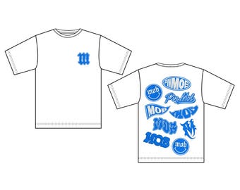 Oversized MOB Graphic Tee, Silk Screen Shirt