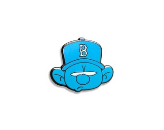 Blue Mood Enamel Pin, 1 Inch, Cartoon Lapel Pins