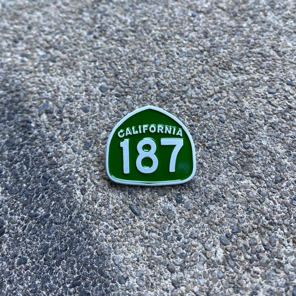 California187 Soft Enamel Pin for (hats, bags, vest, jackets, beanies, lanyards, etc.)