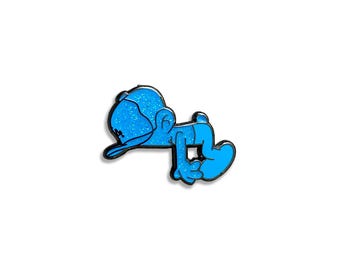 Pin de esmalte duro hundido, 1 pulgada, pin de gorra de bateador