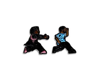 Cartoon Pinky & Craig Enamel Pin Set, 90s Movie, 1 Inch