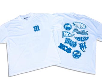 Oversized MOB Graphic Tee, Silk Screen Shirt