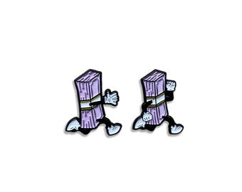 Chase the Geld, Emaille Pin Set, 2,5 cm, Cap Pins