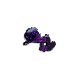 Slumped Hard Enamel Pin, 1 Inch, Batter Man Cap Pins