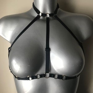 Aaliyah - Harness Bra - Harness Frame Body Bralett Crop