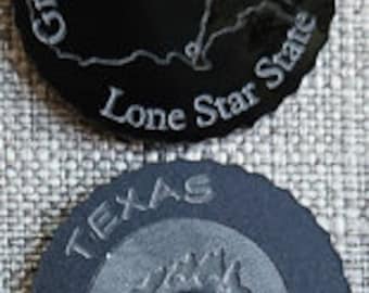 Solar Eclipse coin or token. Black Front/Back Customize your location Coin Souvenir, Great American Eclipse (A) state outline (B) map USA